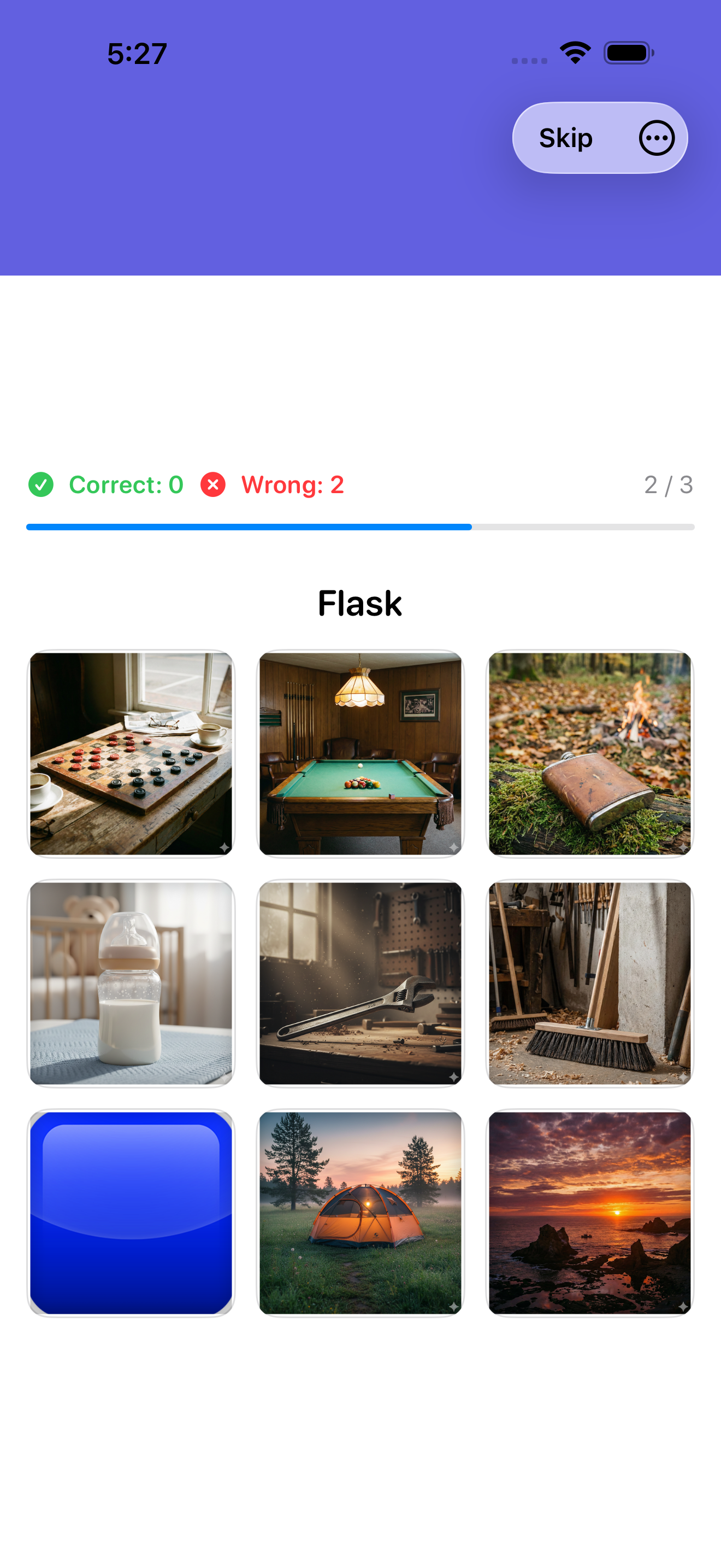 Picture matching gameplay